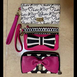 Betsey Johnson Wallets set of 3